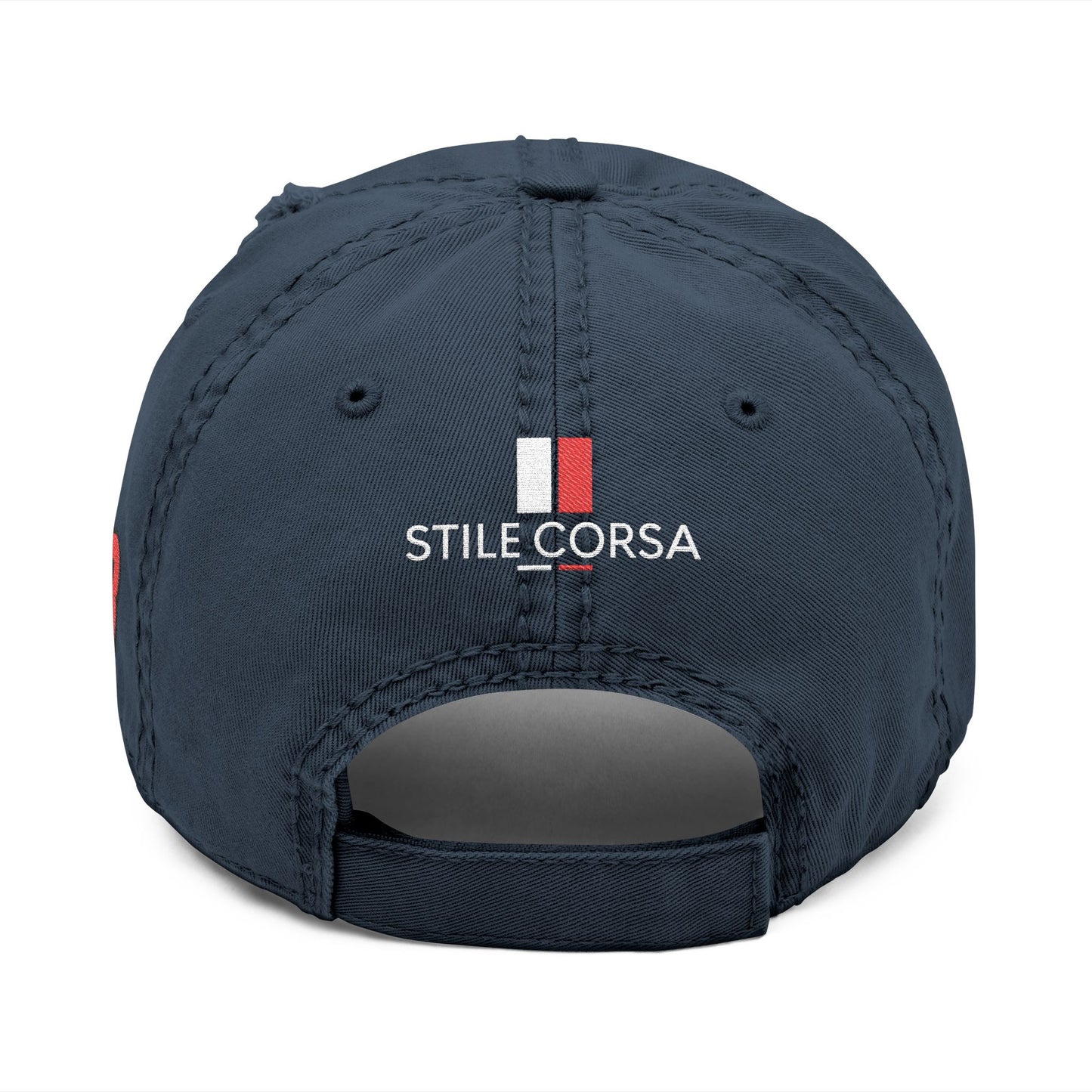Jones "Redhead Racing" Noir Distressed Cap