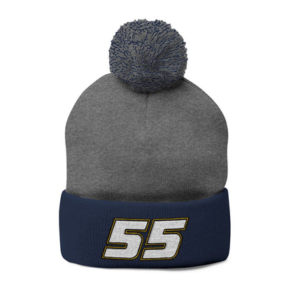 Carson Craig #55 Pom Beanie