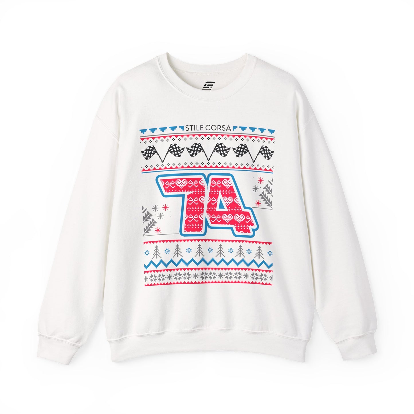 King #74 Snowy Holiday Crewneck