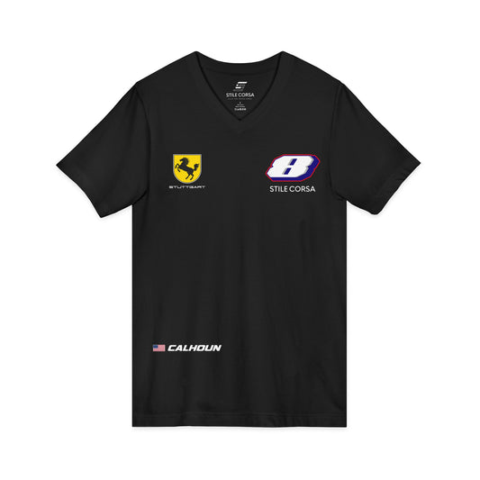 Calhoun #8 Raceday V-Neck Tee - Unisex Fit
