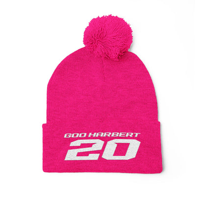 Reagan Harbert #20 Pom Beanie