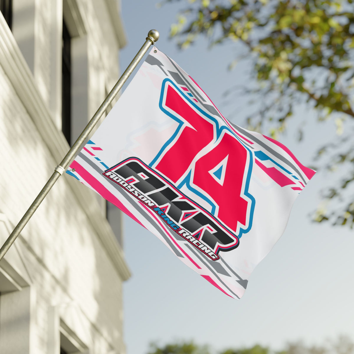 Addyson King #74 Gridwave Flag