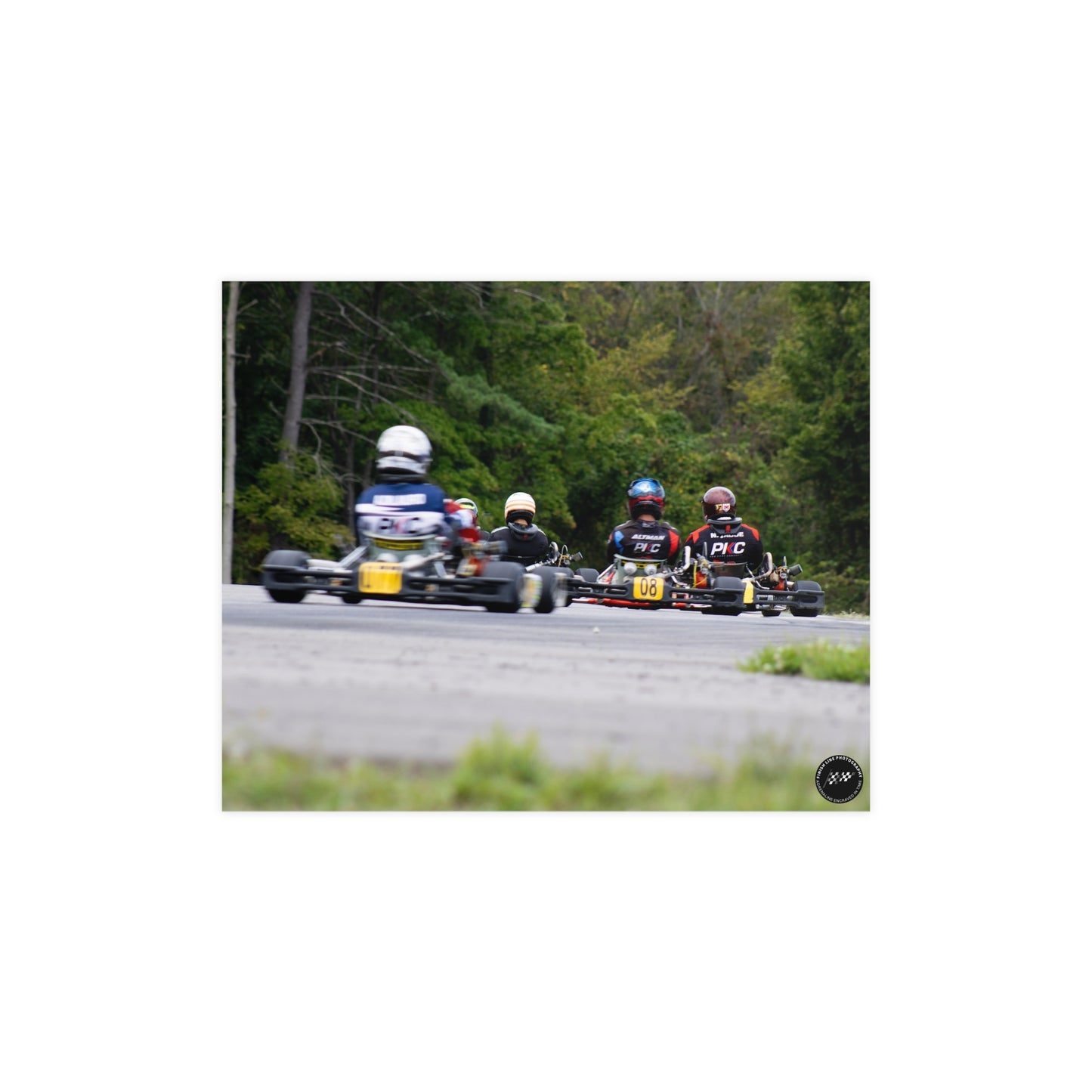 Forest Circuit Rush – Matte Finish Poster