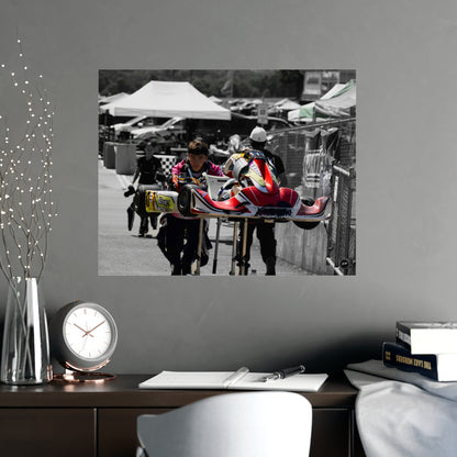 Pitstop Palette – Matte Finish Poster