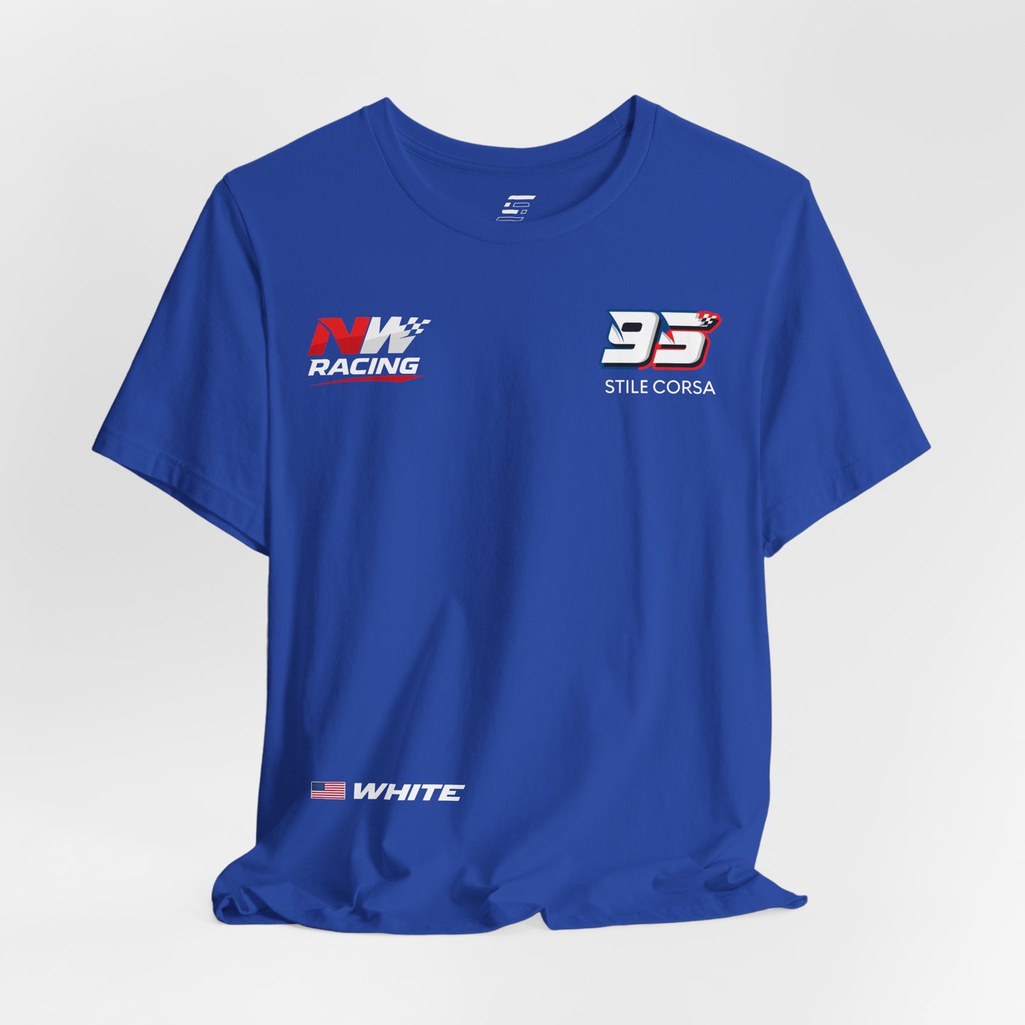 White #95 Raceday Tee - Unisex Fit