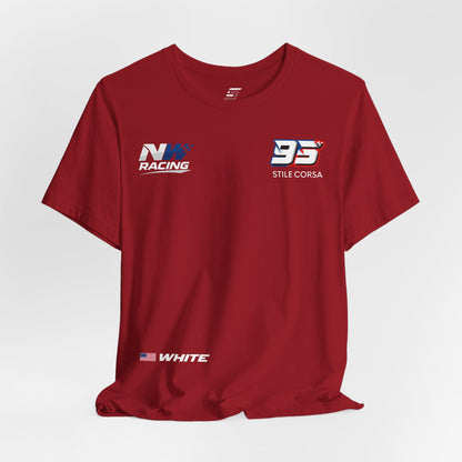 White #95 Raceday Tee - Unisex Fit