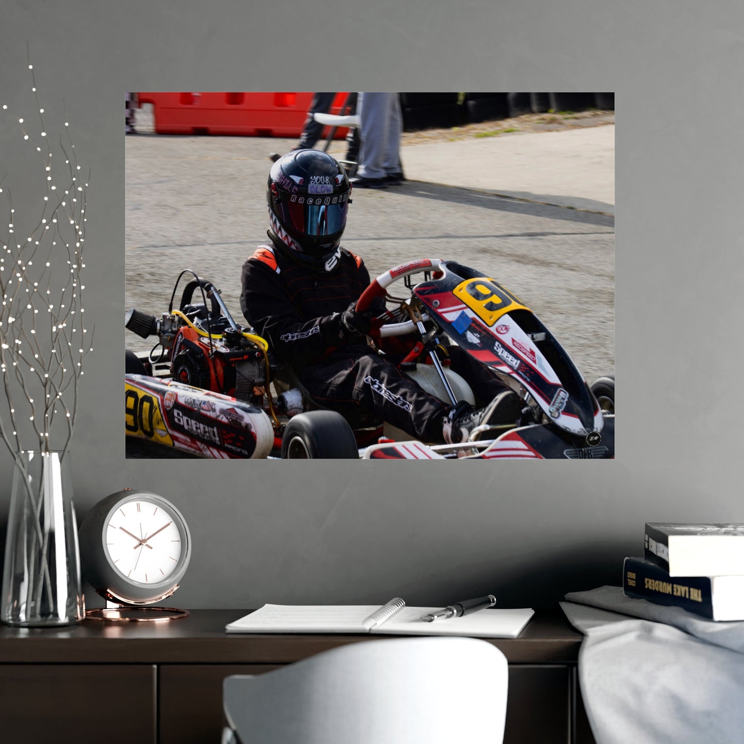 Rebel in Red – Matte Finish Poster