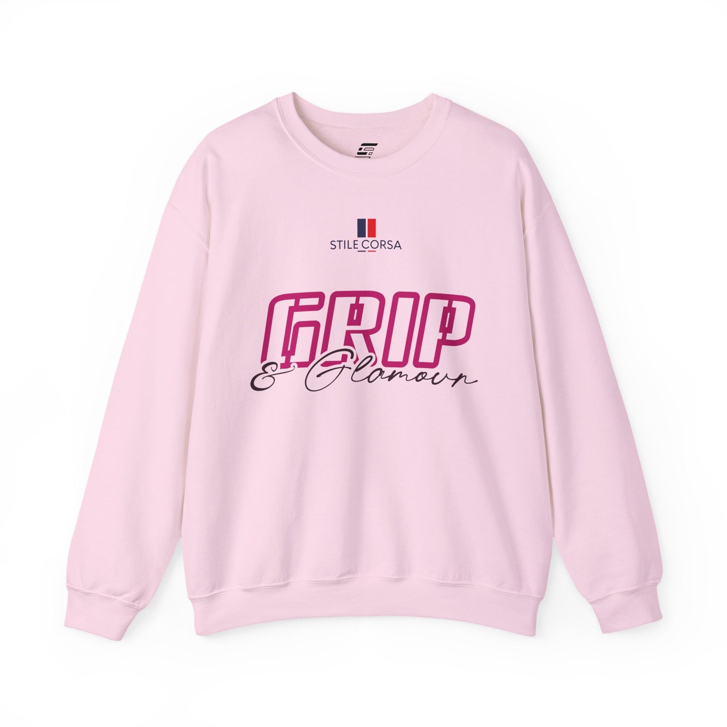 Pink 'GRIP & Glamour' Crewneck