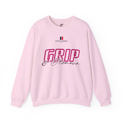 Pink 'GRIP & Glamour' Crewneck