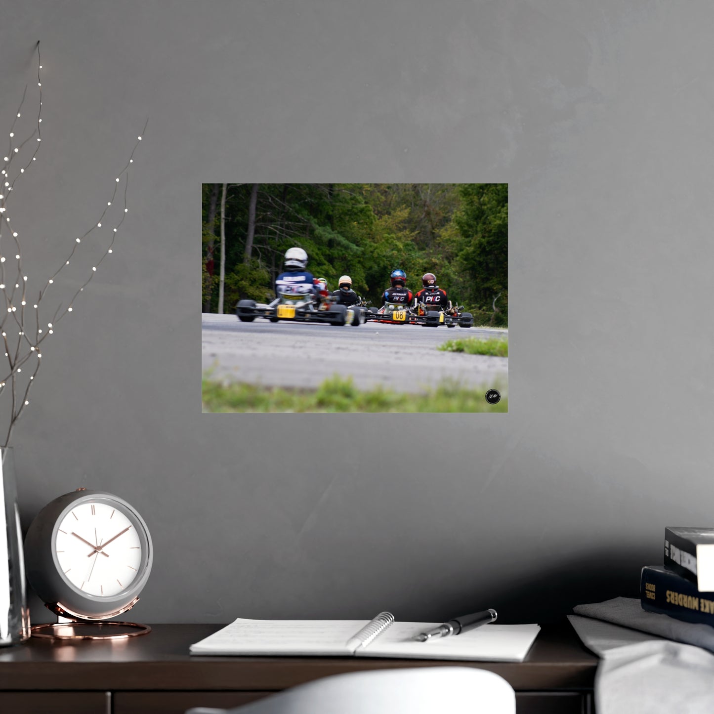 Forest Circuit Rush – Matte Finish Poster