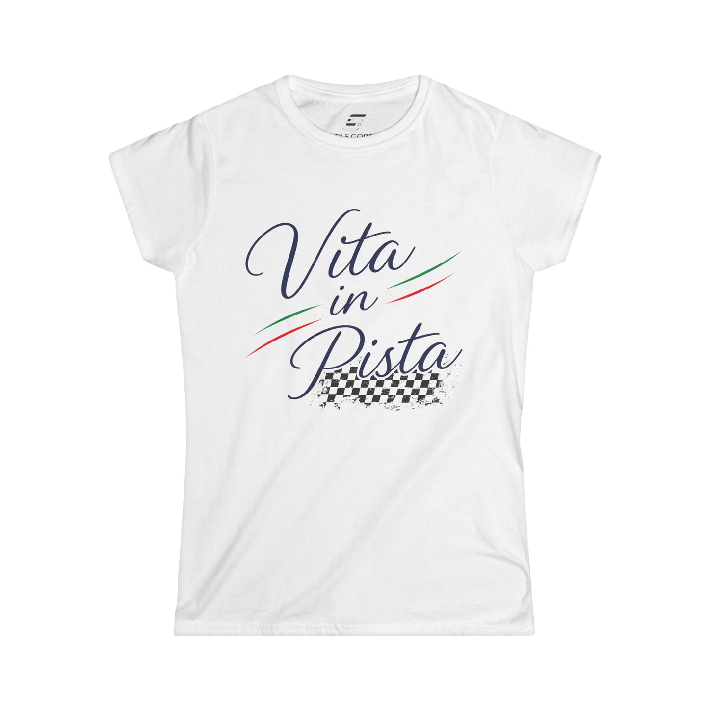 Vita In Pista (White) Softstyle Tee