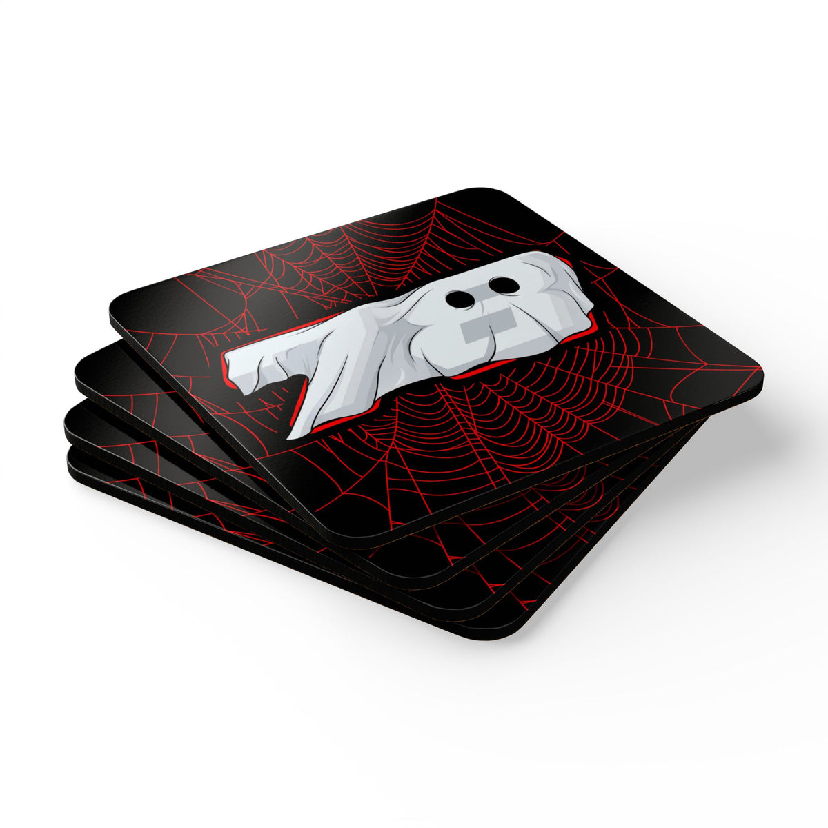 Schomer #78 - Haunted Grid Coaster Set