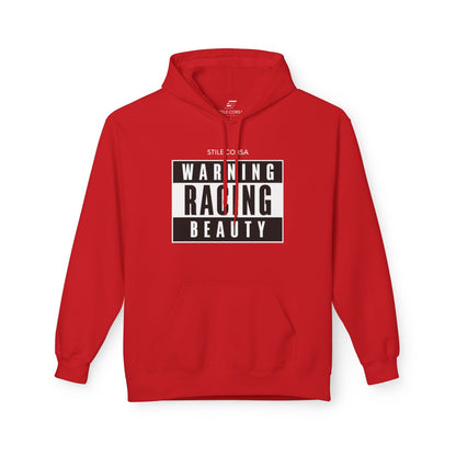 Warning Racing Beauty - Fleece Hoodie