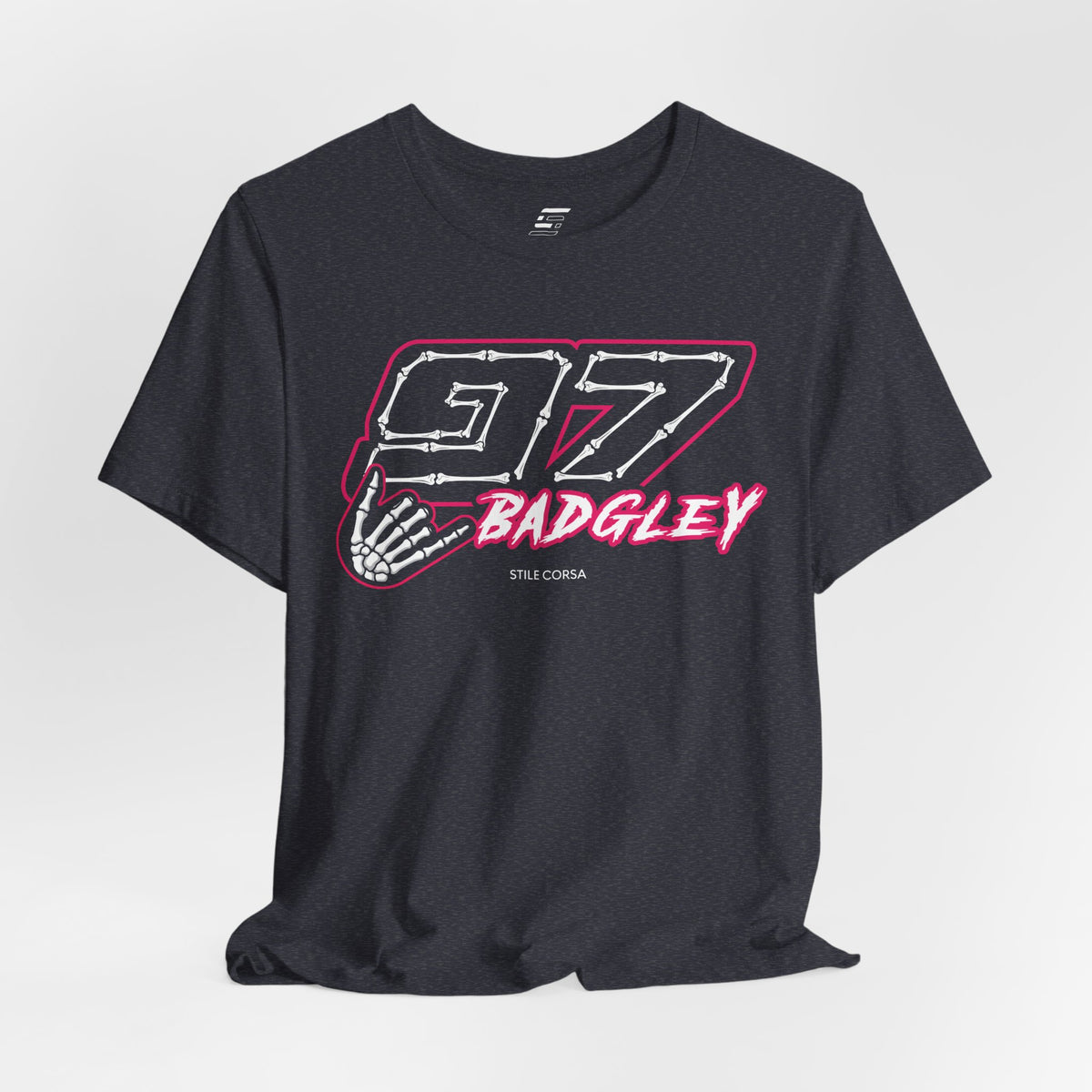 K. Badgley #97 — Haunted Grid Signature Tee