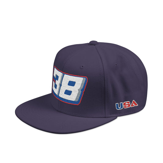 Matusic #38 USA Snapback Cap