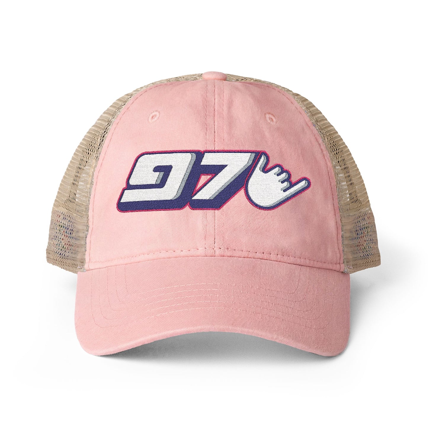 Badgley #97 Gridline Ponytail Trucker