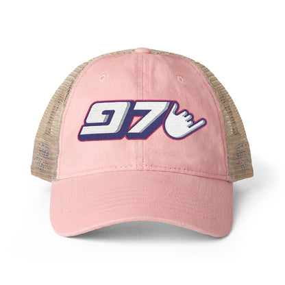 Badgley #97 Gridline Ponytail Trucker