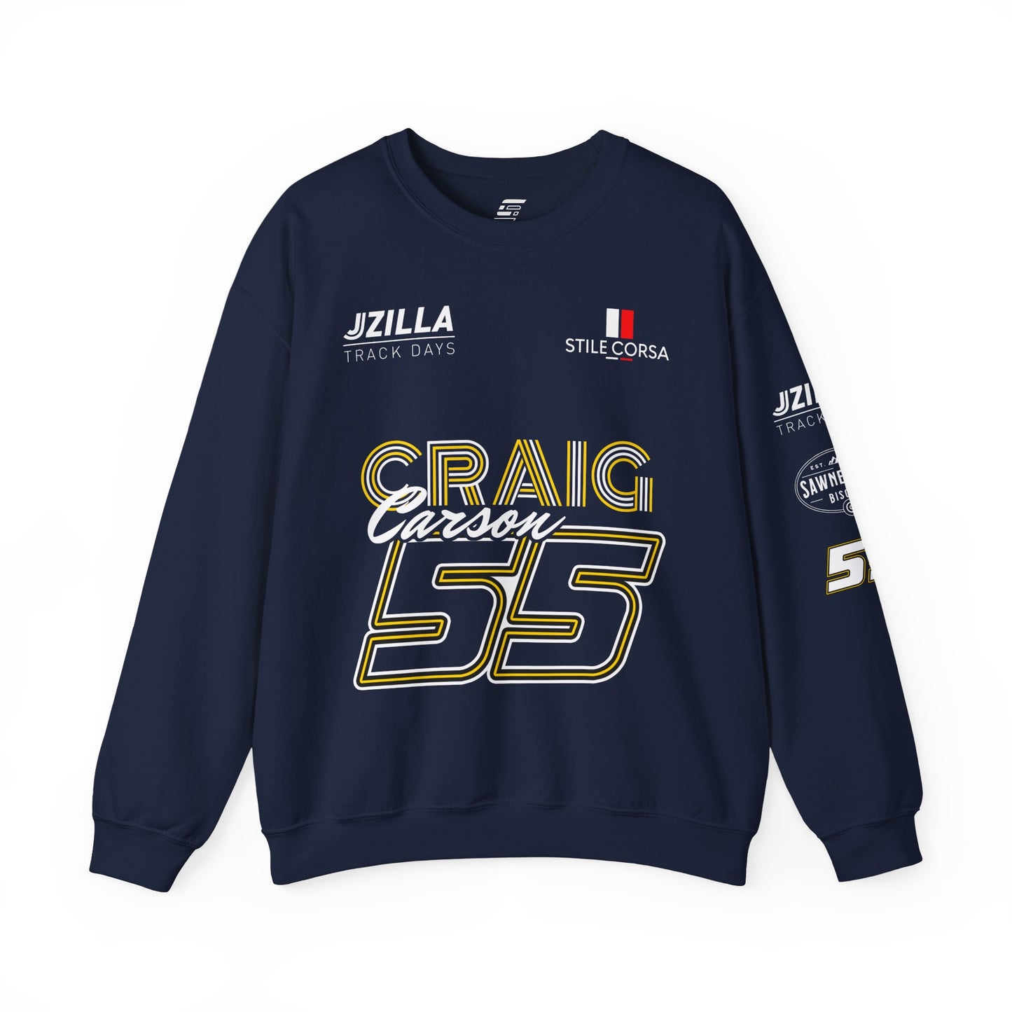 Carson Craig #55 Track Day Crewneck