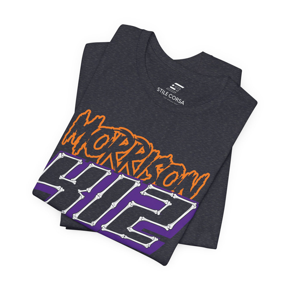 Morrison #412 — Haunted Grid Signature Tee