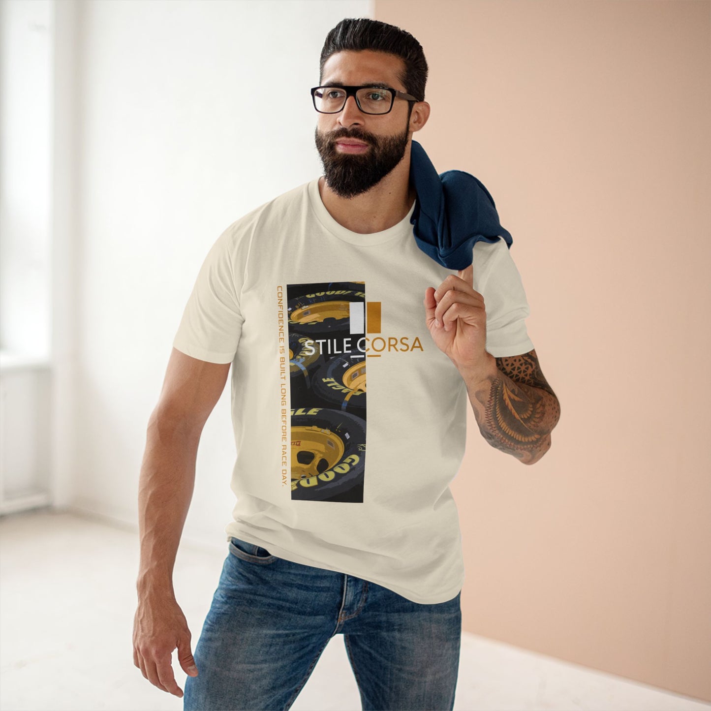 Pit Lane Noir Stile Corsa Tee