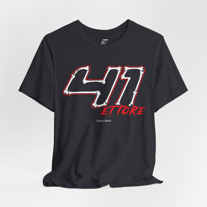 Ettore #41 — Haunted Grid Signature Tee