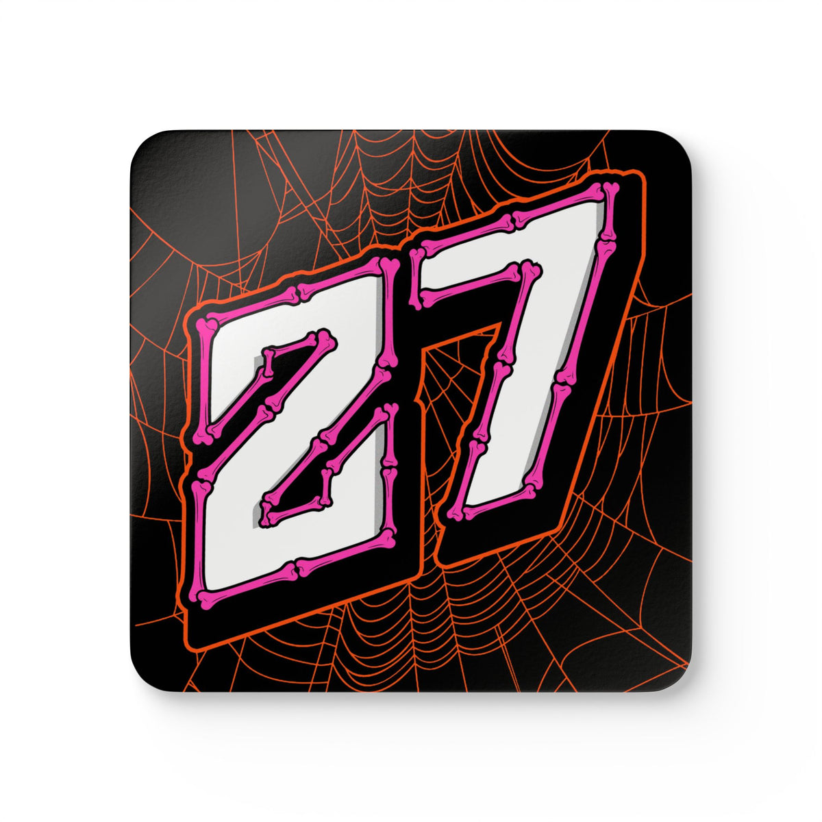 Azevedo #27 - Haunted Grid Coaster Set