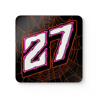 Azevedo #27 - Haunted Grid Coaster Set