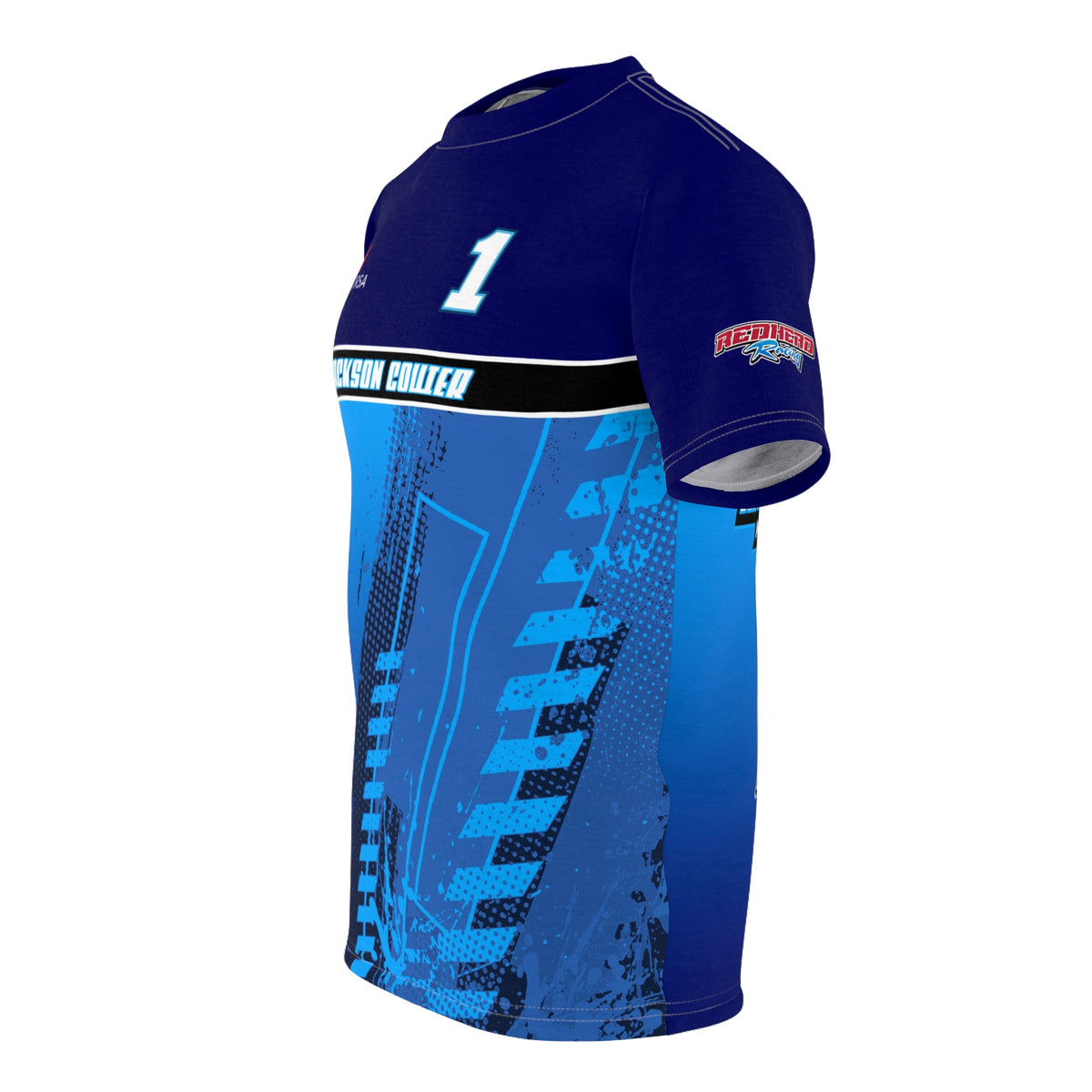 Jackson Collier #1 Slipstream Deep Blue Performance Tee