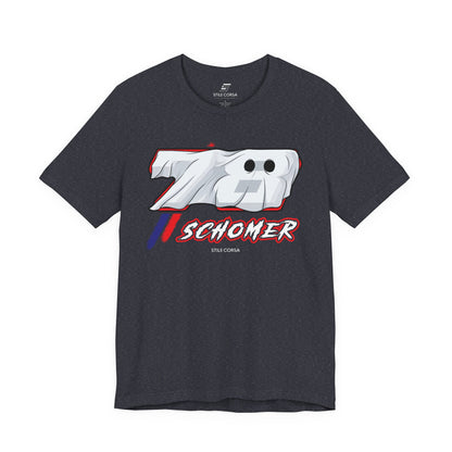 Schomer #78 — Haunted Grid Signature Tee