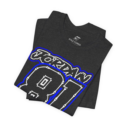 Jordan #81 — Haunted Grid Signature Tee