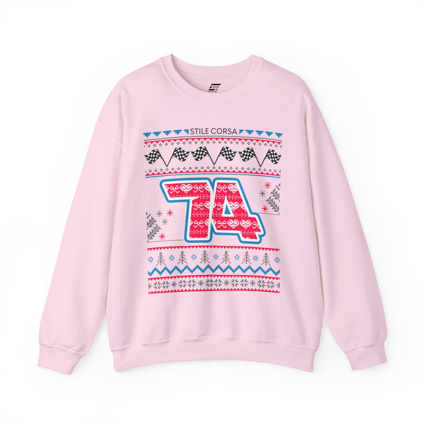 King #74 Snowy Holiday Crewneck