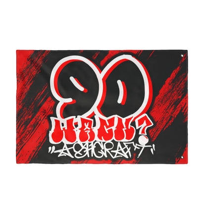 Ashcraft #90 Gridwave Flag