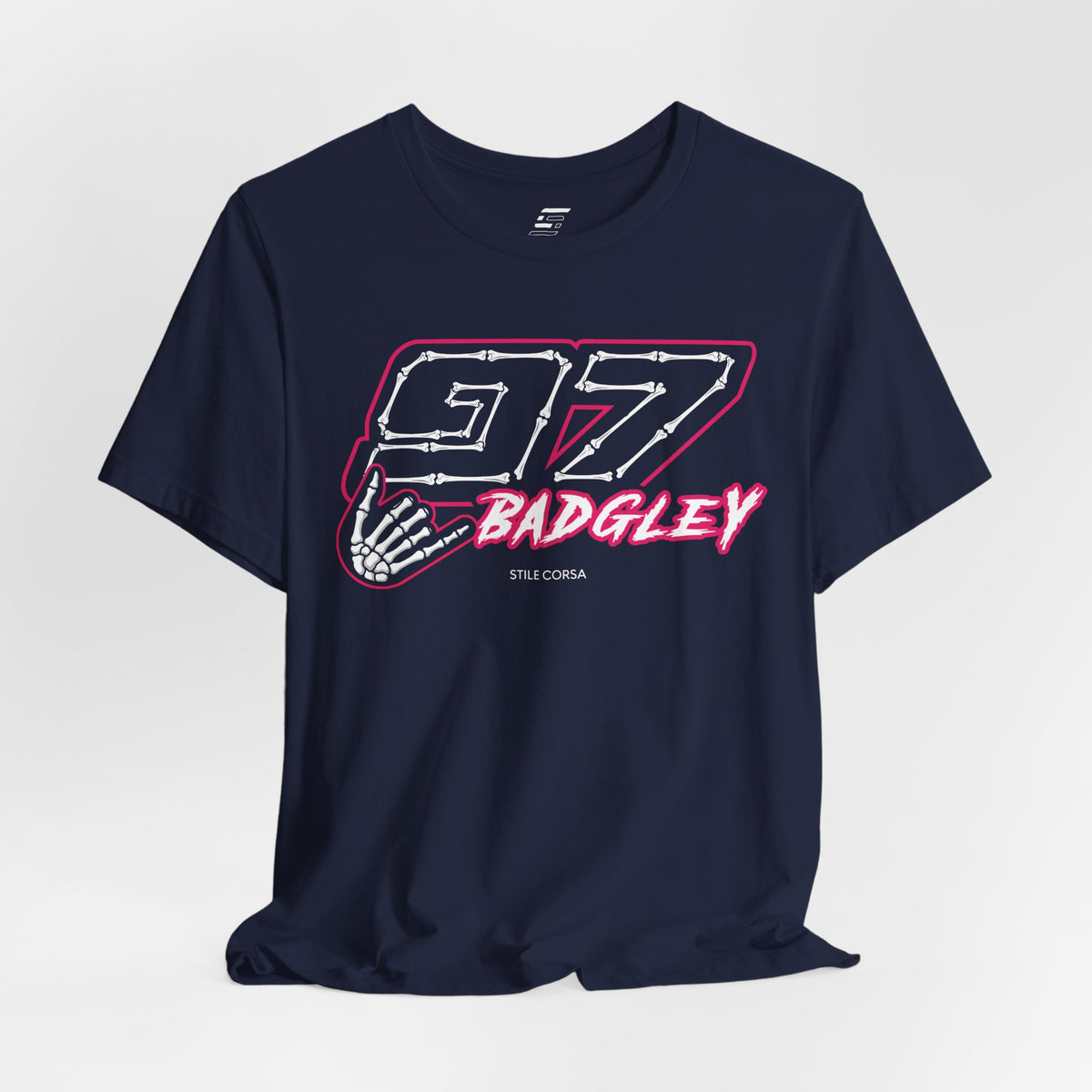 K. Badgley #97 — Haunted Grid Signature Tee
