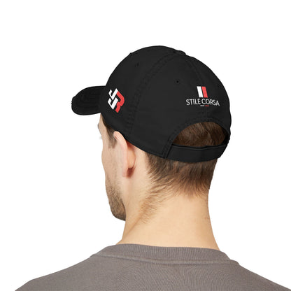 Jones "Redhead Racing" Noir Distressed Cap
