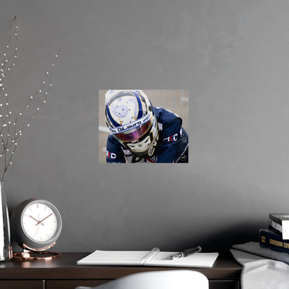 Helmeted Valor – Matte Finish Poster