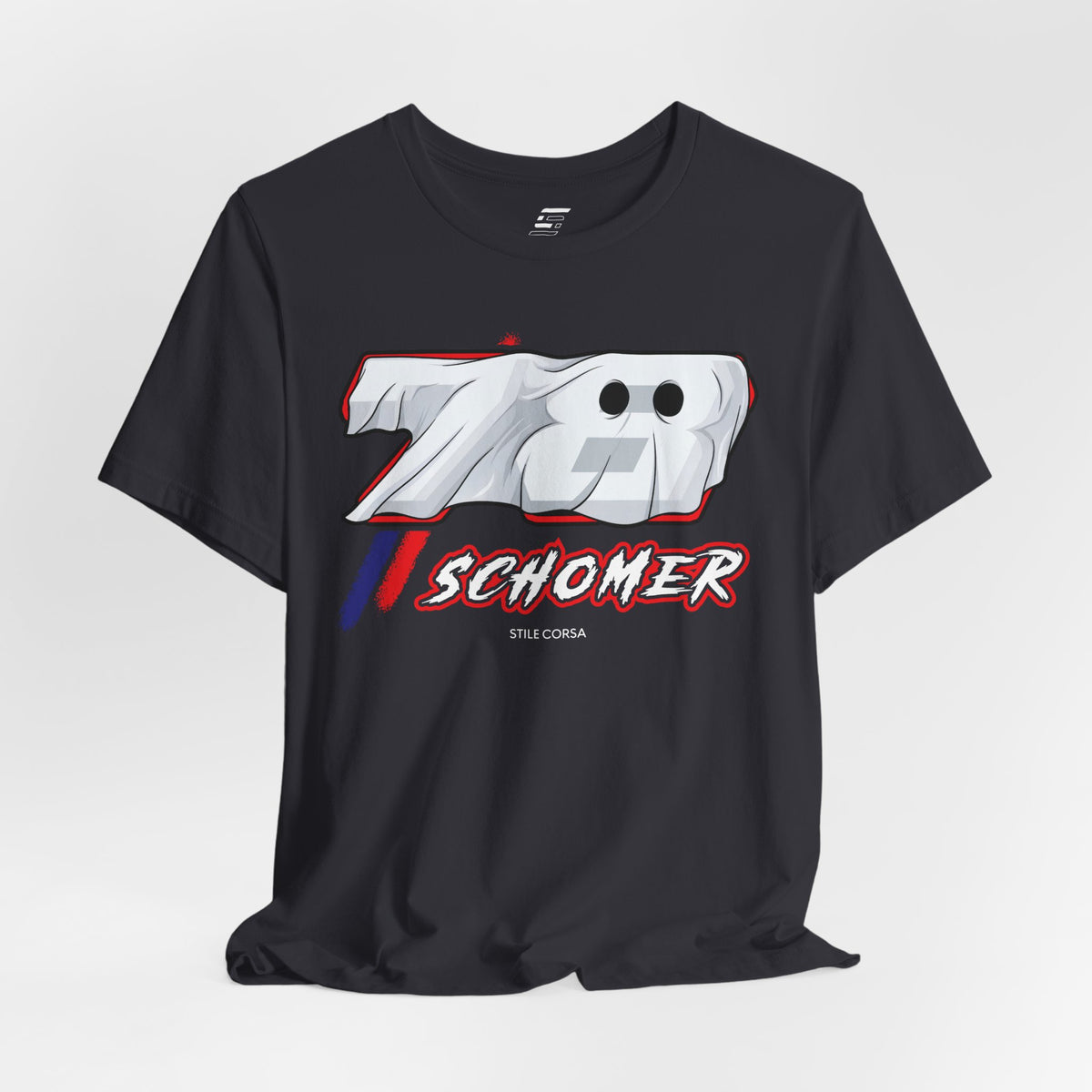 Schomer #78 — Haunted Grid Signature Tee