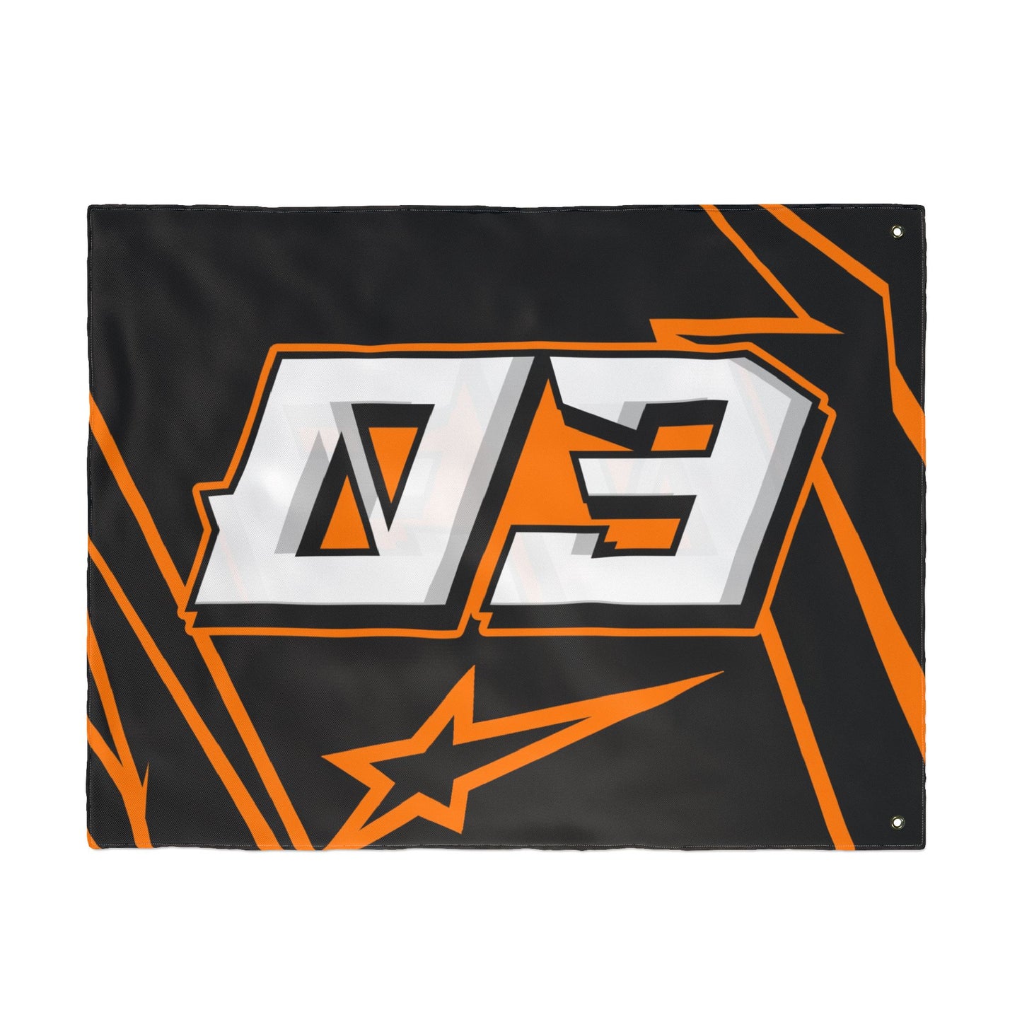 D'lucca #03 Gridwave Flag