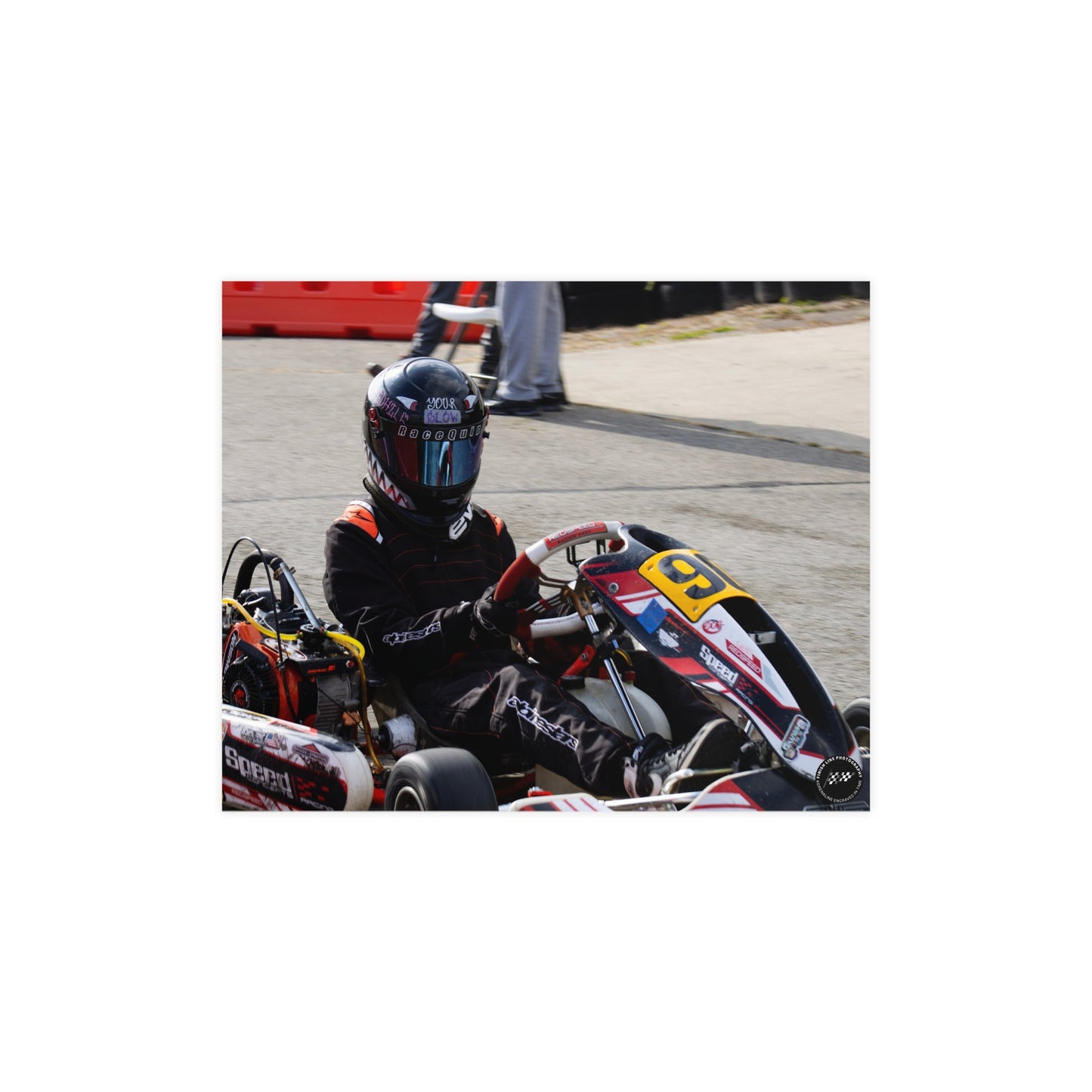 Rebel in Red – Matte Finish Poster