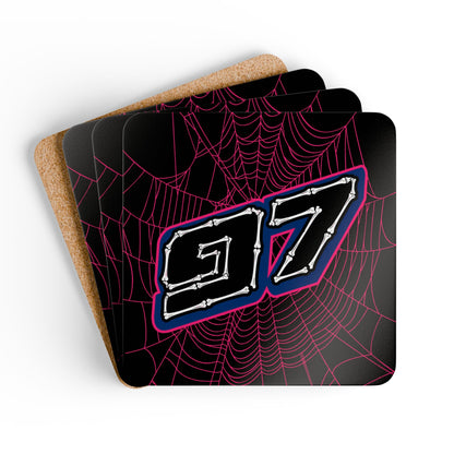 Badgley #97 - Haunted Grid Coaster Set