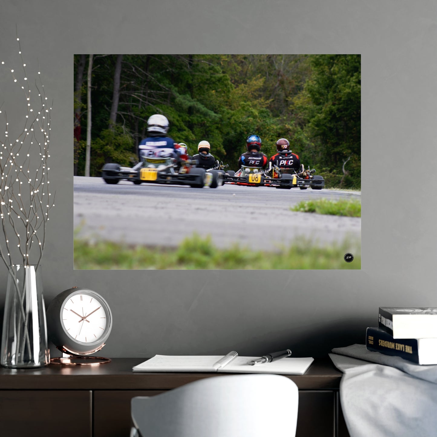 Forest Circuit Rush – Matte Finish Poster