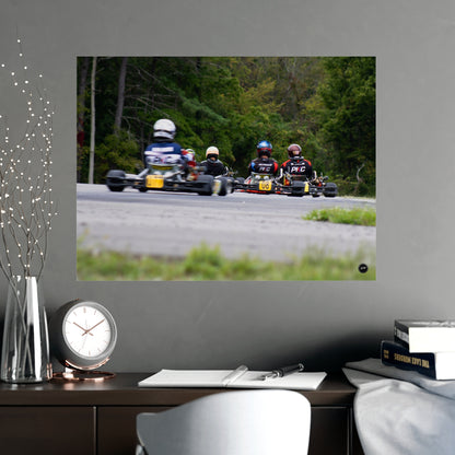 Forest Circuit Rush – Matte Finish Poster