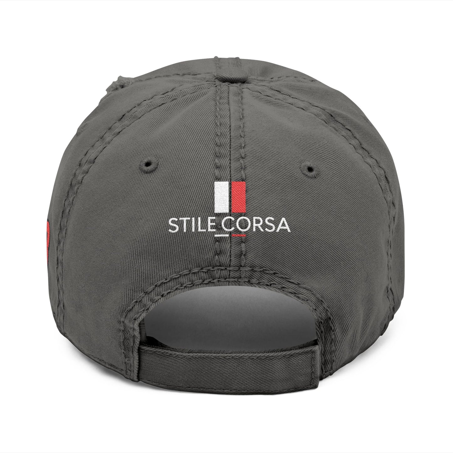 Jones "Redhead Racing" Noir Distressed Cap