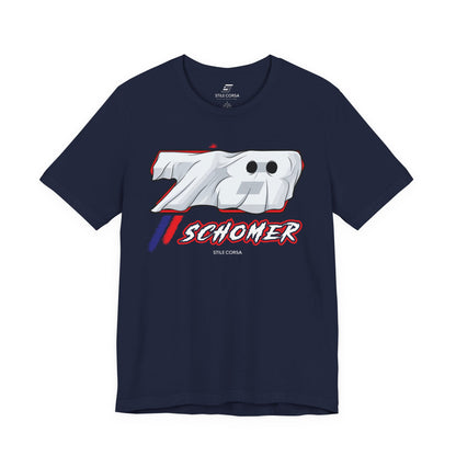 Schomer #78 — Haunted Grid Signature Tee