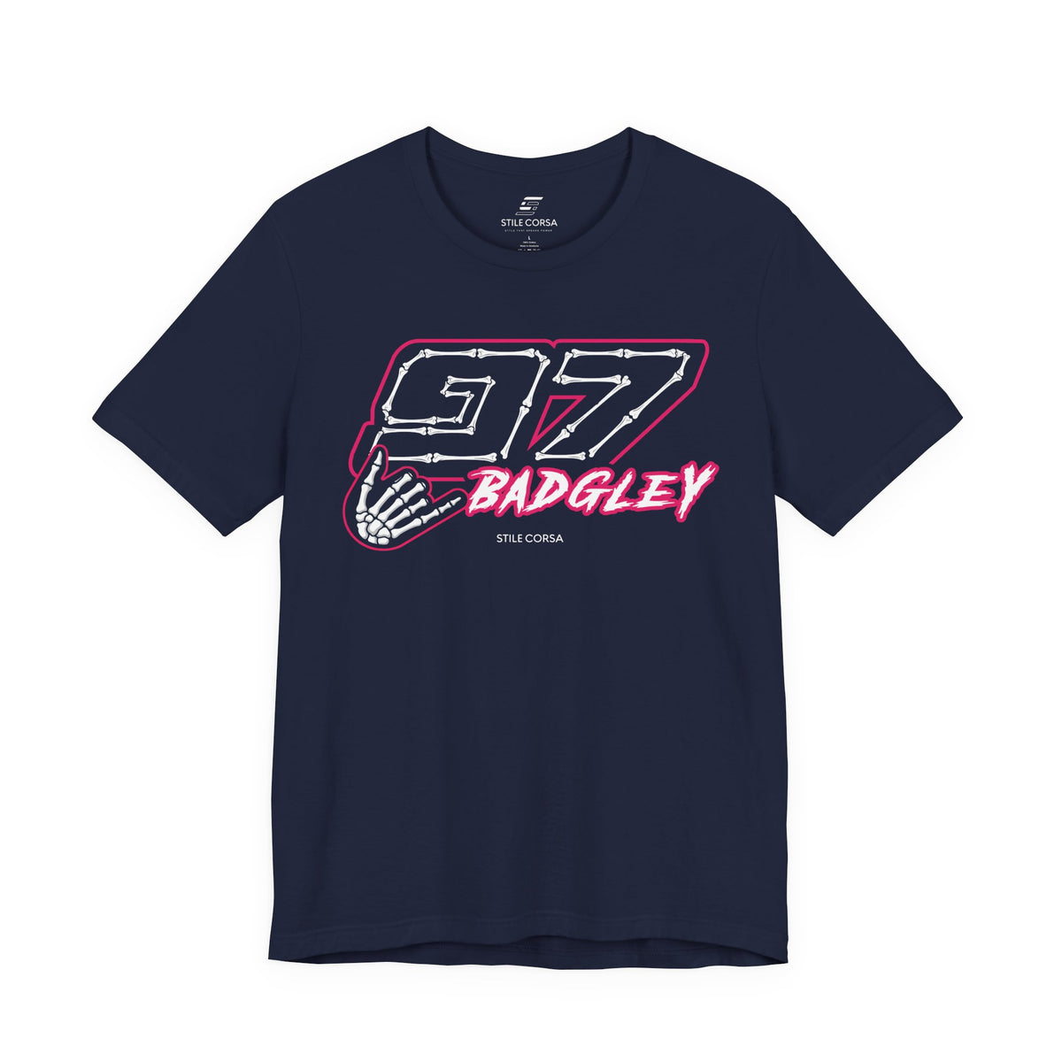 K. Badgley #97 — Haunted Grid Signature Tee
