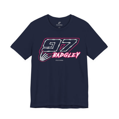 K. Badgley #97 — Haunted Grid Signature Tee