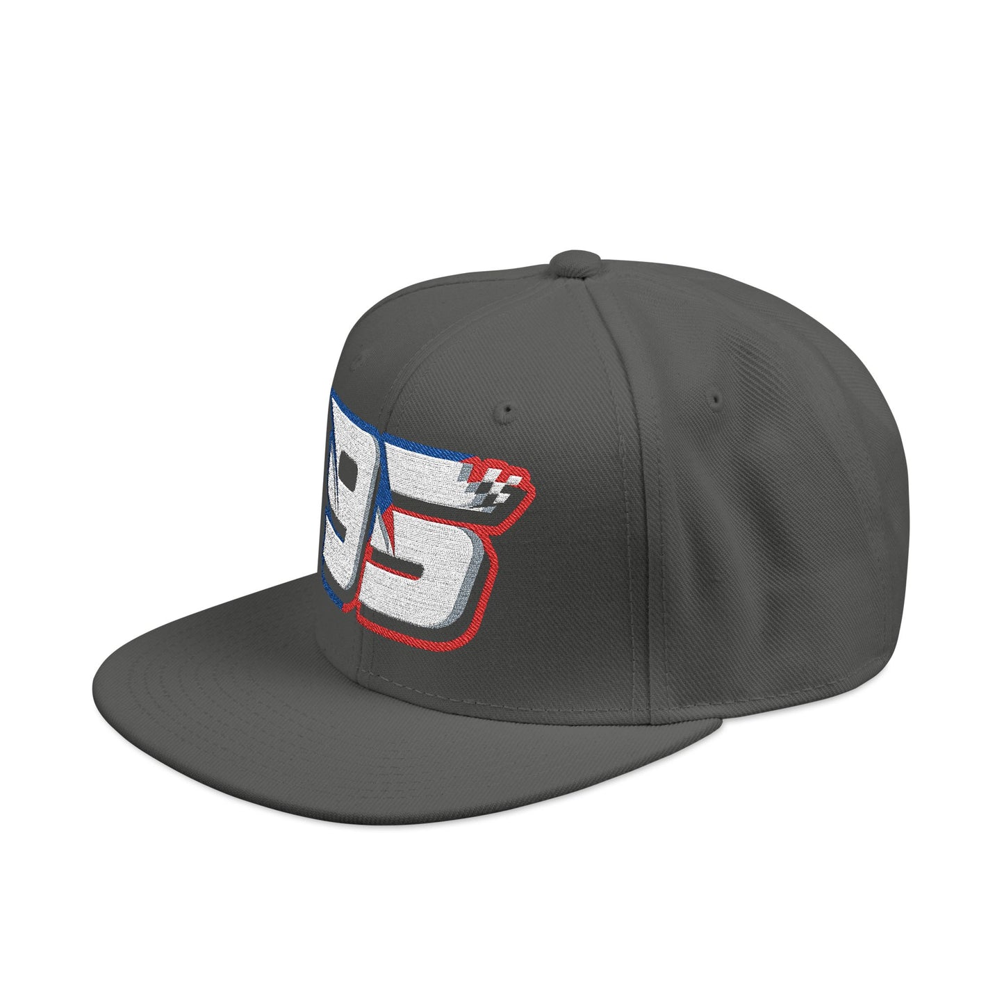 Noah White #95 Checkered Strike Snapback Cap
