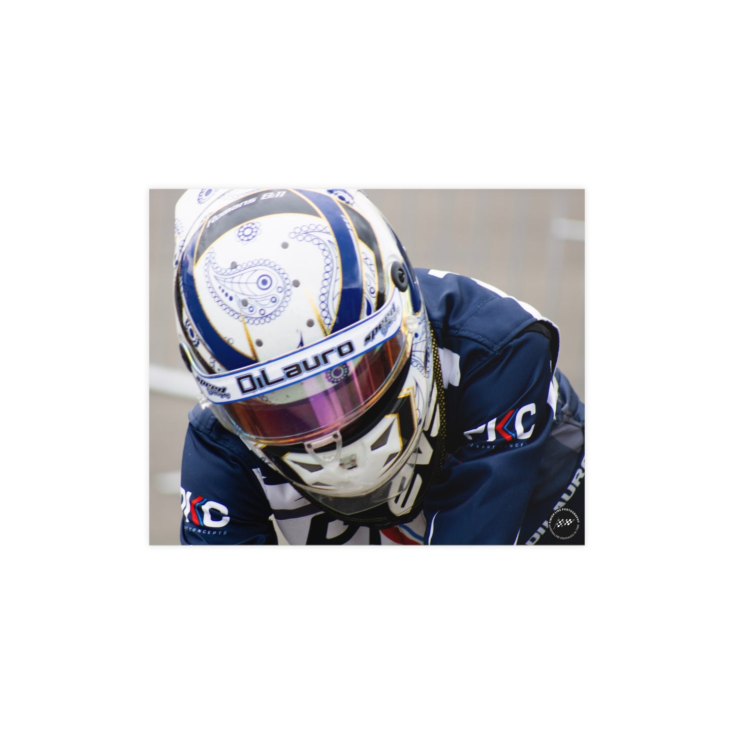 Helmeted Valor – Matte Finish Poster