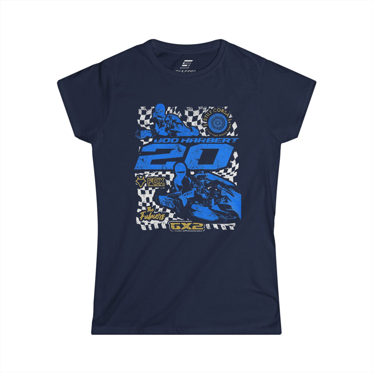 Goo Harbert #20 Apex Karting Vintage Tee - Women's Fit