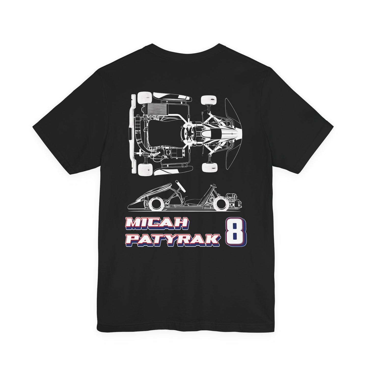 Micah Patyrak #8 Raceday Tee Blueprint Edition  - Unisex Fit