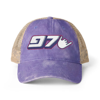 Badgley #97 Gridline Ponytail Trucker
